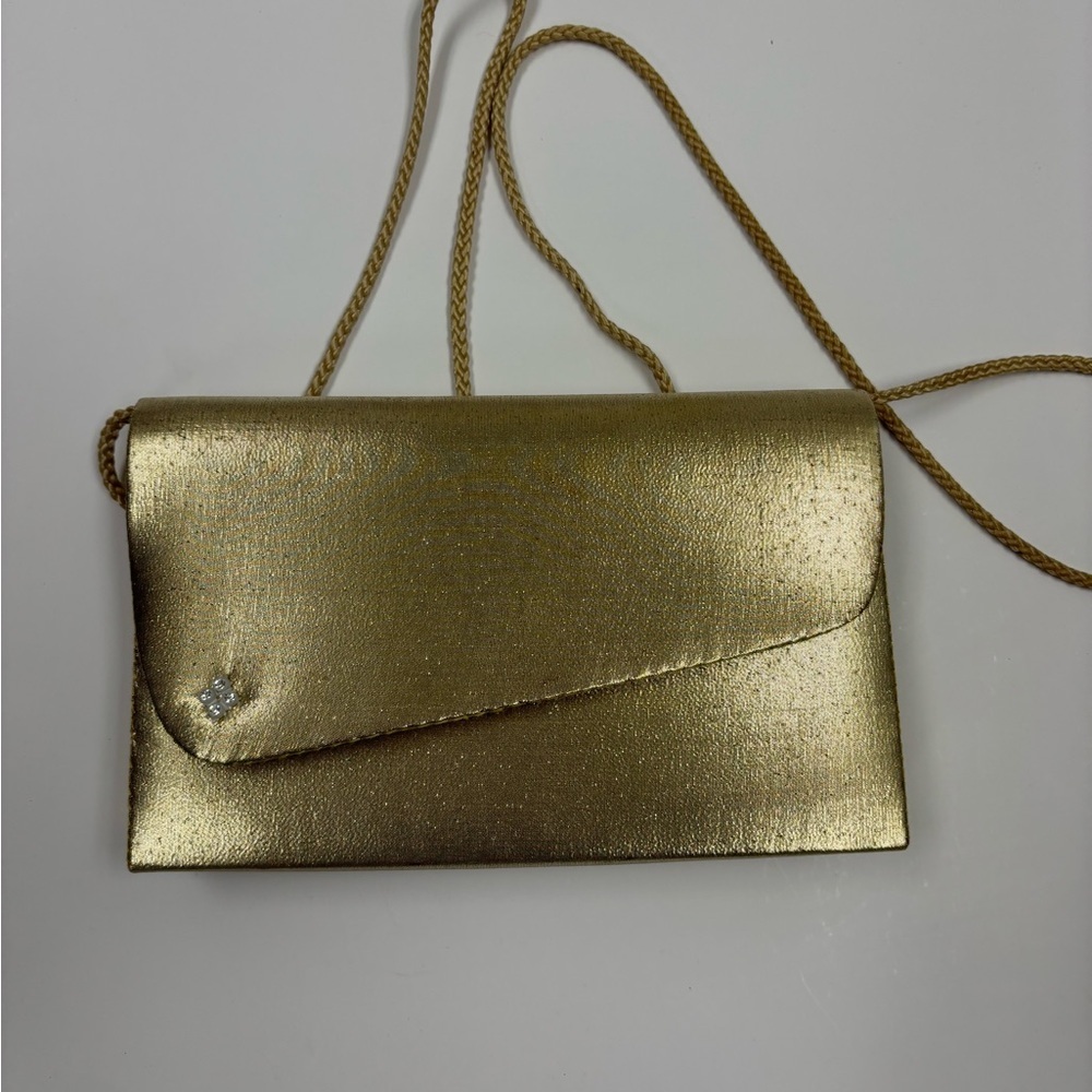 Vintage gold crossbody bag by La Regale sku 3001 - Picture 2 of 7